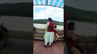 Luxury Pontoon Party Boat 🚢 song reels enjoy Voice note power of world best voice shorts voice 💞 [upl. by Ardnohs]