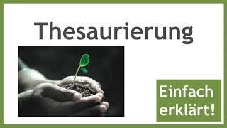 Thesaurierung thesaurierende Fonds  kurz erklärt [upl. by Yonina673]