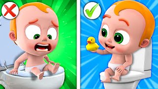 Baby Potty Training Song 🧻💩  Helpful Habits for Baby 🥇  NEW✨ Nursery Rhymes for Kids [upl. by Leggett757]