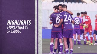 280921 Highlights FiorentinaSassuolo 10 [upl. by Chap]