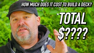 How Much Does It Cost To Build A Deck Pro Deck Builder Explains All  Dr Decks [upl. by Htevi228]