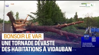 Une tornade à Vidauban dévaste des habitations [upl. by Aillemac]