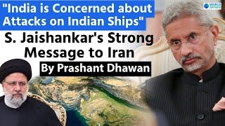 Only India can do this  Jaishankar tells Iran on its Soil that we are concerned about attacks [upl. by Reese]