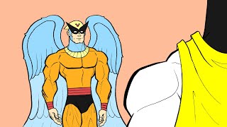 REupload  OLD SCHOOL ANIMATION  Epic PREDATOR handshake but its SPACE GHOST amp BIRDMAN [upl. by Lawson]