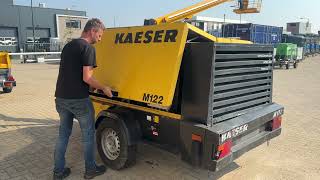 Kaeser M122 Deutz 11 1 m3 min 83 kW Mobiele Diesel Compressor stocknr 5974 [upl. by Sinclair]