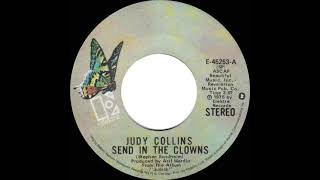 1975 HITS ARCHIVE Send In The Clowns  Judy Collins stereo 45 [upl. by Avle701]