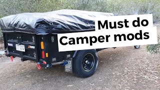 Camper Trailer MUST DO MODS [upl. by Gery25]