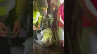 Policía detuvo a pasajero que trasladaba 3 kilos de marihuana en bus intermunicipal en Sabanagrande [upl. by Irwinn]