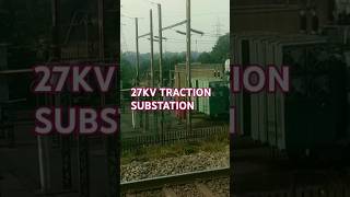 RAILWAY SUBSTATION youtubeshorts railway indianrailways [upl. by Ibor]