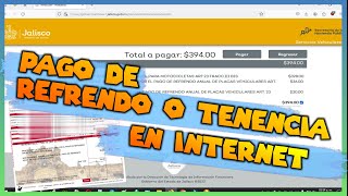 Refrendo en Jalisco Evita Filas Paga en Pijamas Guía Rápida Pagando Online en Minutos ⏰ Tenencia [upl. by Karalee]