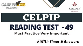 Celpip Reading Mock Test  Celpip Reading Practice Test [upl. by Lammaj]