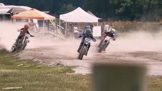 Amateur 450 Flattrack Main event Harpster Ohio 9182022 [upl. by Odab]