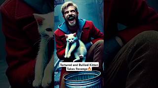 Tortured and Bullied Kitten Takes Revenge🔥 cat cute funny shorts viralvideo cartoon story ai [upl. by Marlon]