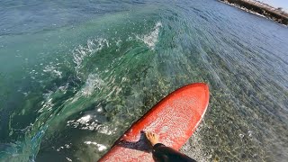 glassy tiny morning on Christenson 68 Twin Tracker gopro9 Raw Pov [upl. by Milore]