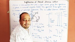 Explaination of Normal Zeeman Effect  Part 2 in Hindi [upl. by Nyrmak]