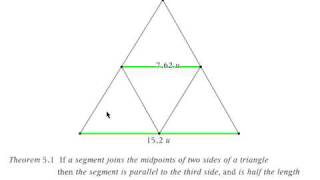 Triangle Midsegment Theorem Explained Visually [upl. by Elin]