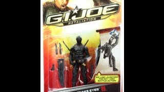 GI JOE Retaliation Ninja Duel Snake Eyes HD Action Figure Review  wwwTekSushicom [upl. by Nnalatsyrc]