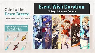 So The CHRONICLED BANNER Only Lasts For 21 Days  Genshin Impact [upl. by Nerok]