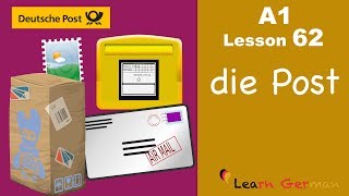 A1  Lesson 62  Die Post  The post office  Learn German for beginners [upl. by Lav]