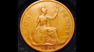 1946 United Kingdom One Penny [upl. by Eilerua]