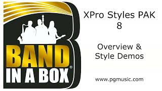 BandinaBox®  XPro Styles PAK 8 Demos [upl. by Flavius193]