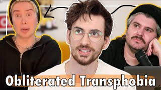 Oli London’s Transphobia Gets DESTROYED  Trans Guys Reacts [upl. by Najtsirk131]