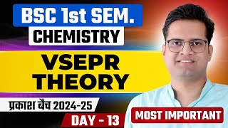 VSEPR TheoryDay13BSc 1st Semester ChemistryBe DKDian [upl. by Lloyd]