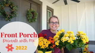 Modern Farmhouse Porch Decor  Spring Porch Decorating for 2022  Outdoor Porch Decorating Ideas [upl. by Ahsilram]