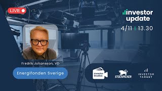 Investor Update  Energifonden Sverige [upl. by Eissahc]