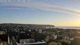 11th September 2024  Wind from the North West  Swanage Dorset Webcam Timelapse [upl. by Kimberley]