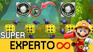 EL NUEVO MODO SUPER EXPERTO NO SKIP INFINITO  Adentrándonos por Primera Vez  SMM2  ZetaSSJ [upl. by Sundberg960]