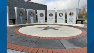 Dover Area High School unveils new Veterans Memorial [upl. by Oizirbaf]