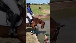 Horse riding madam toh gir gyi horse horseriding jumping failarmy shorts [upl. by Yecats]