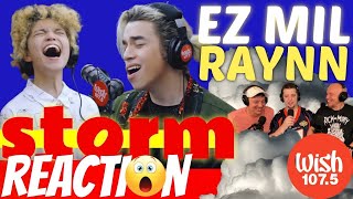 🇵🇭 EZ MIL AND RAYNN  “Storm” LIVE on Wish 107 5 Bus  REACTION [upl. by Naginarb]