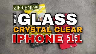 Tempered Glass Crystal Clear ZIFRIEND untuk iPhone 11  iPhone XR [upl. by Adorne224]