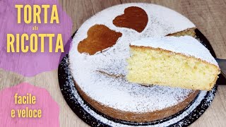 Torta di ricotta  facile e veloce [upl. by Anes]