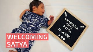 Lahiran Normal Anak Ketiga Setelah VBAC di Klinik Tembuni Birth Center  Kemang [upl. by Angelica]