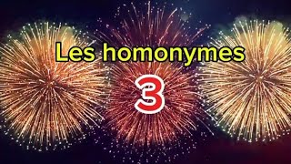 Jeux dhomonymes  Ces mots qui se ressemblent mais changent tout 3 [upl. by Atsedom213]