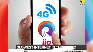 Indias 4G speed slowest in the world [upl. by Hgiellek]