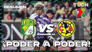 HIGHLIGHTS  León vs América  Liga Mx AP2024  J11  TUDN [upl. by Hughie]