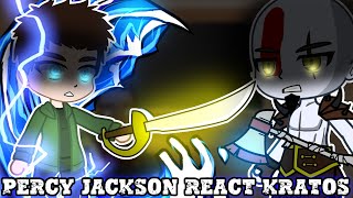 Percy Jackson React Kratos  Kratos  Gacha react [upl. by Anirrok]