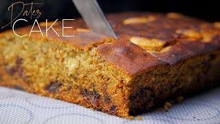 Date Cake Recipe  Soft amp Moist Dates Cake [upl. by Geiss]