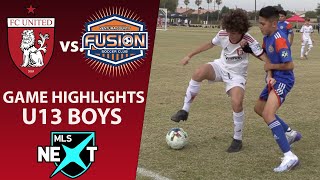 FC United vs Ventura  MLS Next Fest  U13 MLS Next Game Highlights Dec 5 2022 [upl. by Hasile]