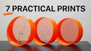 7 actually PRACTICAL 3D prints [upl. by Misaq]