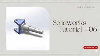 how to make 3d modeling in solidworks tutorial 3dmodeling tutorial solidworks [upl. by Ciro71]