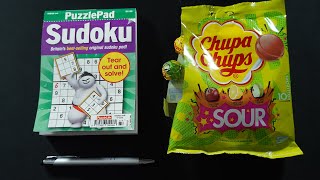 ASMR SOUR LOLLIPOPS amp SUDOKU PUZZLE SOLVING  SOFT WHISPERS [upl. by Monney]