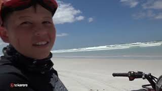 Te Aupōuri iwi harvest stranded whale at Tokerau Beach [upl. by Etteuqal]