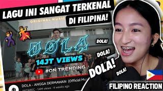 DOLA  ANGGA DERMAWAN LAGU INI SANGAT TERKENAL DI SINI DI FILIPINA  FILIPINO REACTION🇵🇭 [upl. by Llirrehs592]