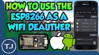 The 4 NodeMCU ESP8266 WiFi Jammer Setup iOS amp Android [upl. by Marysa]