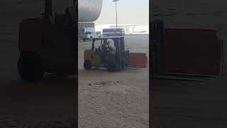 Forklift in airport [upl. by Karli383]